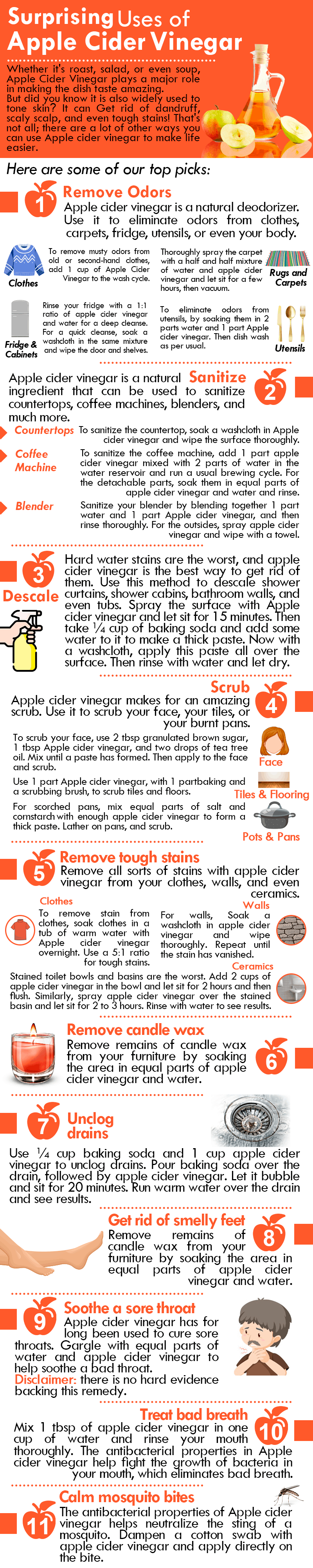 uses of apple cider vinegar in your daily life