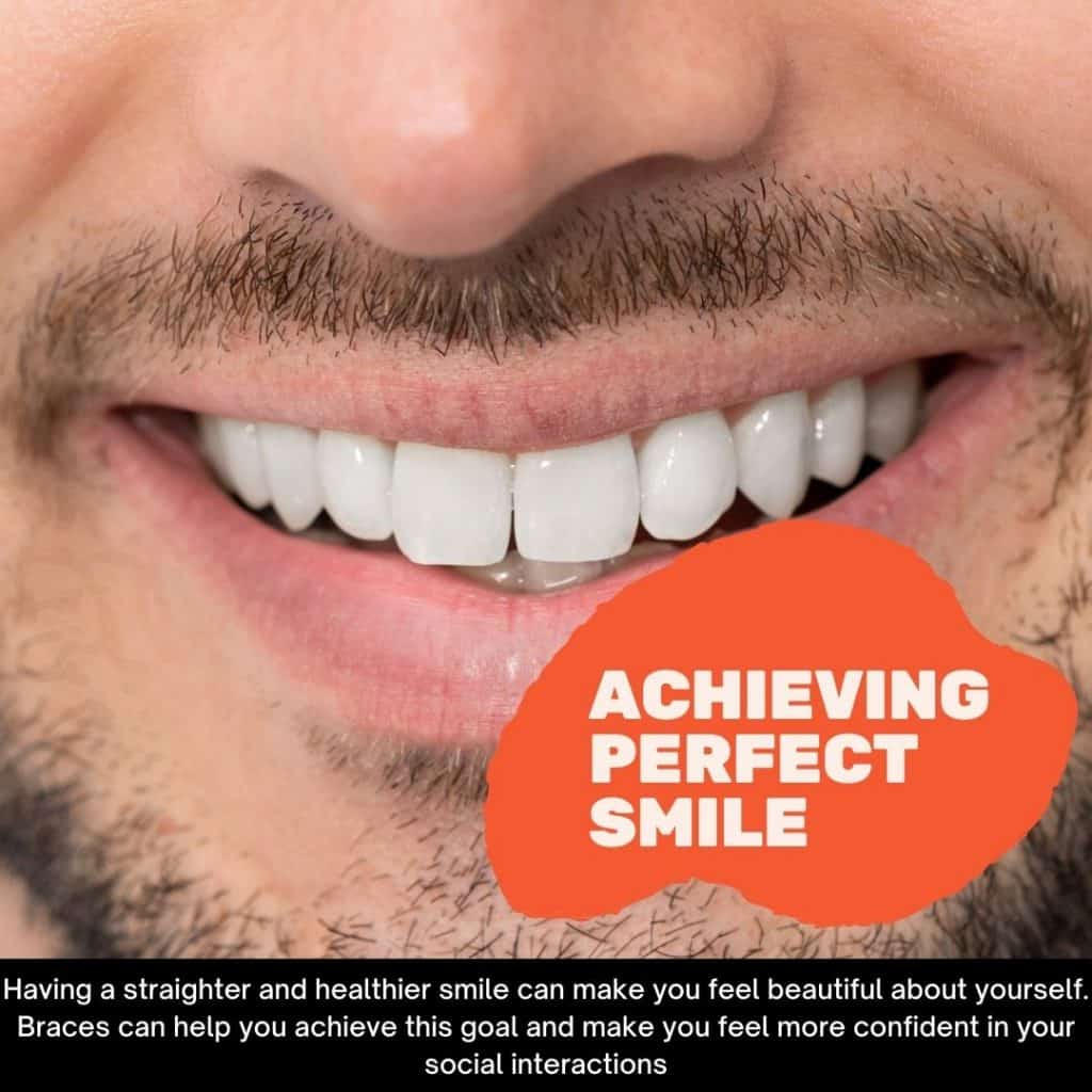 braces are important because they help in achieving perfect smile