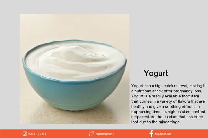 eat yogurt after abortion or miscarriage for fast recovery