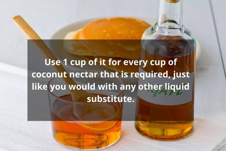 substitute agave syrup in place of coconut nectar
